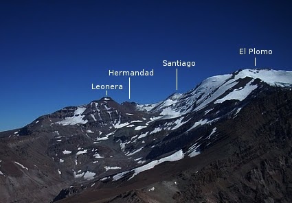 Punta Santiago y cumbres cercanas