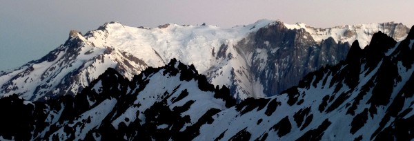 Picos del Barroso vertiente sur Glaciar Cachapoal 