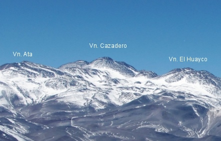Volcán Cazadero y vecinos