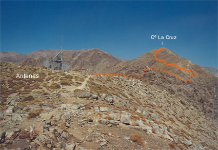 Cerro La Cruz desde las antenas